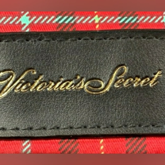 Victoria's Secret Red Plaid Tote Bag - Picture 4 of 6